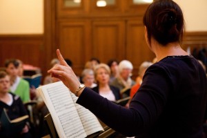 Le choeur Saint Germain en répétition